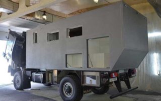 Защита жилого модуля на шасси грузовика MAN - #linex