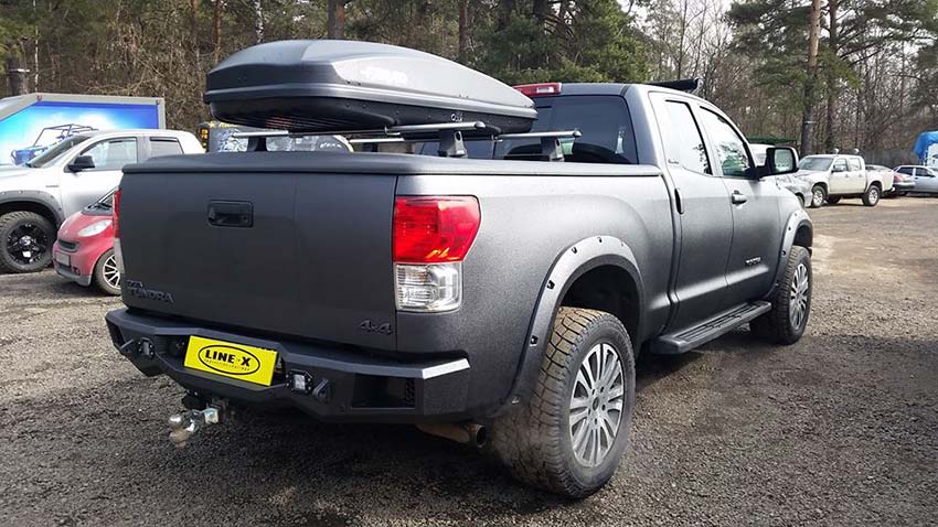 Line-X - полная и частичная защита кузова и элементов тюнинга автомобиля Toyota Tundra