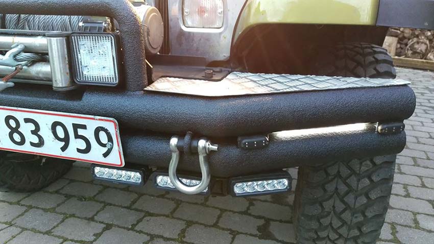 Покрытие Line-X - великолепное решение по защите силового бампера!