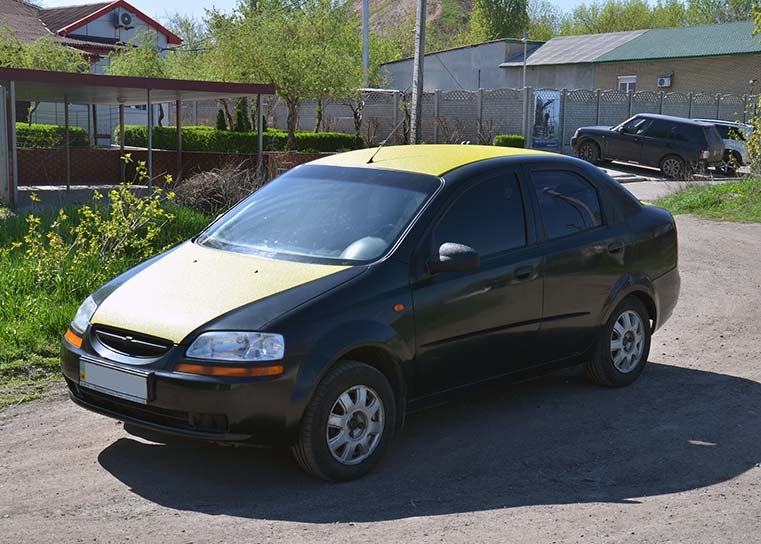 Chevrolet Aveo в исполнение Line-X!
