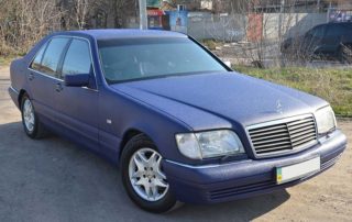 Обновленная класика - Mercedes-Benz W140 в защитном покрытие Line-X