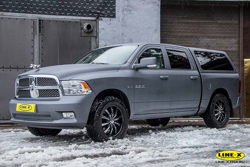 Защитное покрытие Line-X придало свежий вид пикапу Dodge RAM 1500