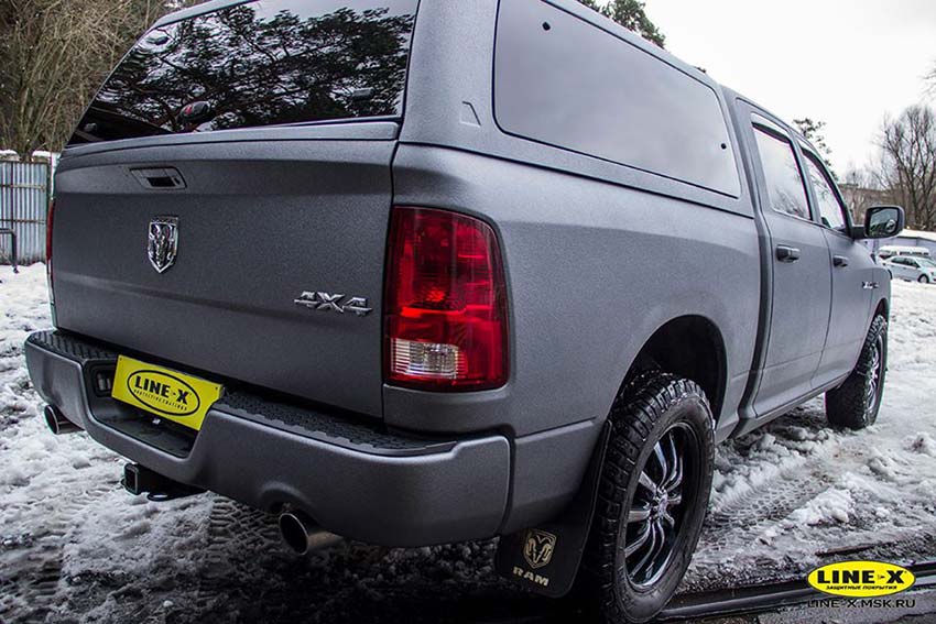 Защитное покрытие Line-X придало свежий вид пикапу Dodge RAM 1500