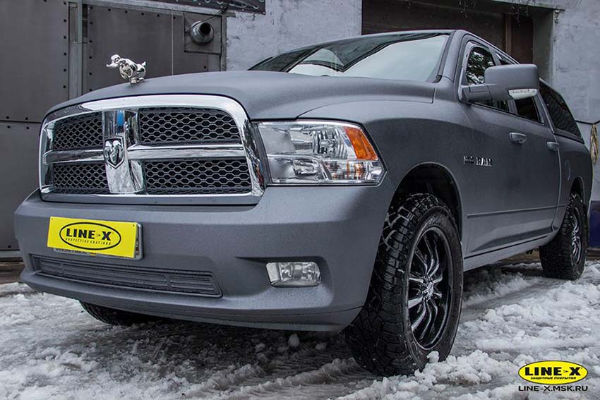 Защитное покрытие Line-X придало свежий вид пикапу Dodge RAM 1500