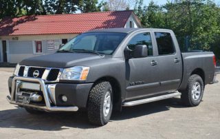 Титан в полимерной броне Line-X