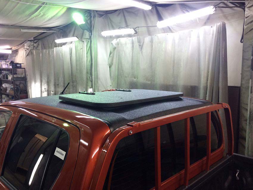 Арктический пикап в защите Line-X