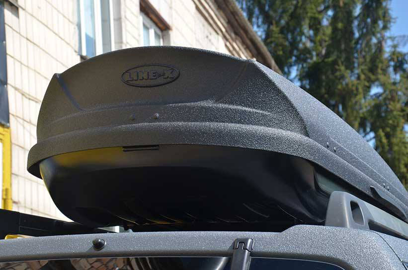 Nissan Pathfinder получил дополнительную защиту Line-X кузова и навесного оборудования от ударов и царапин