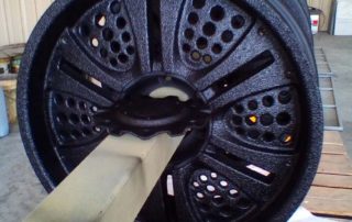 Окраска автомобильных дисков защитным покрытием Line-X