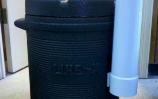 Кулер для воды, обработали полимерным защитным покрытием Line-X