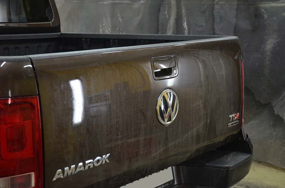 Защита внутреннего отдела багажника - полимерным покрытием Line-X