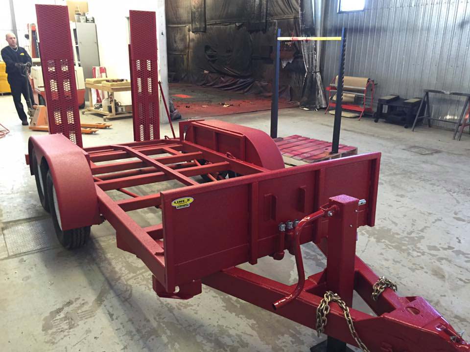 Line-X – защита автоприцепов!