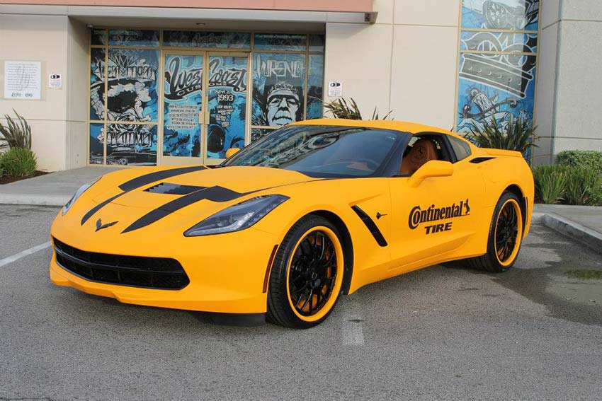 Line-X Шершень - внешний тюнинг Chevrolet Corvette