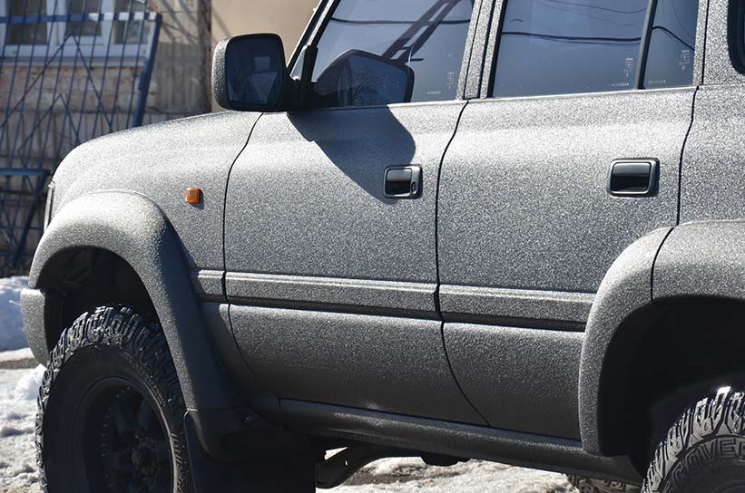 #защита кузова Line-X, внешний и внутренний тюнинг, Toyota Land Cruiser 80