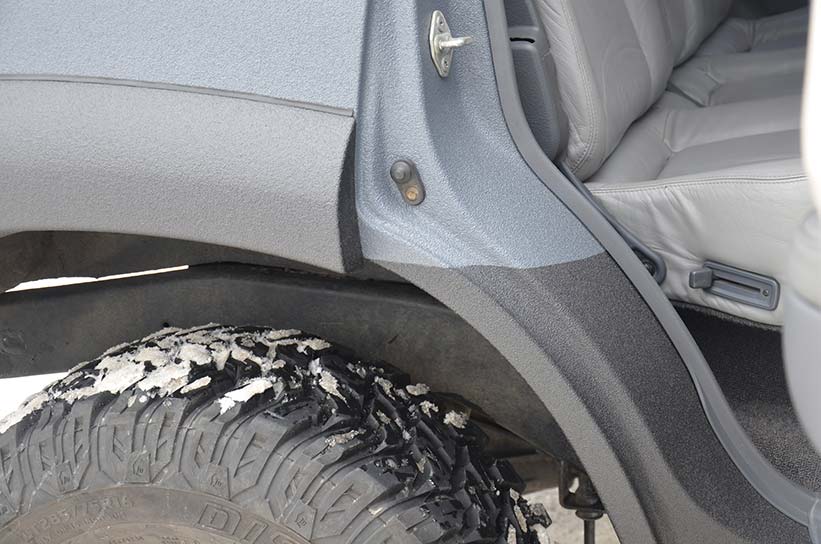 #защита кузова Line-X, внешний и внутренний тюнинг, Toyota Land Cruiser 80