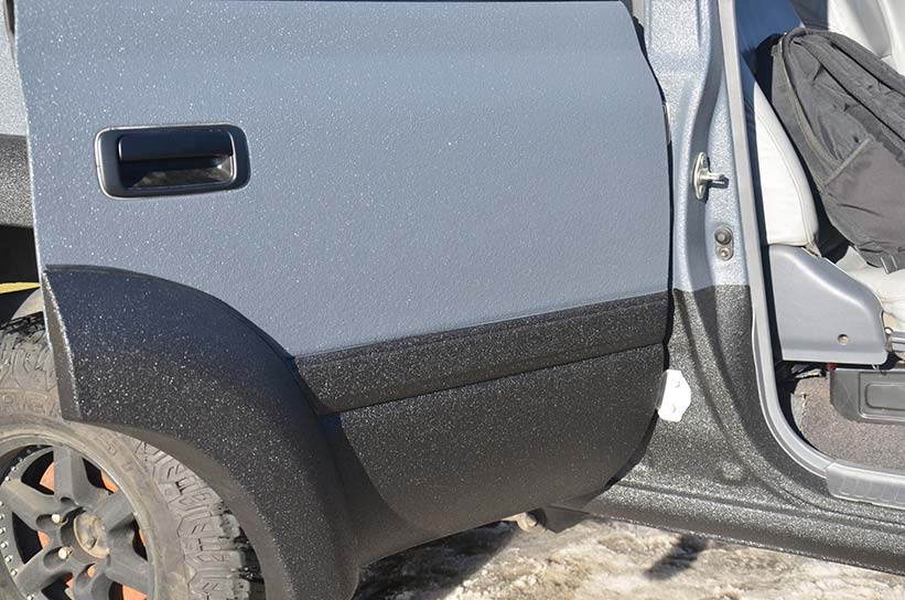 #защита кузова Line-X, внешний и внутренний тюнинг, Toyota Land Cruiser 80