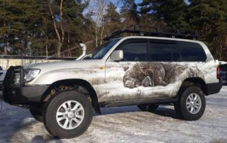 Тюниг автомобиля, защитка кузова - Line-X, аэрография