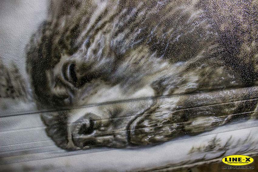 Тюниг автомобиля, защитка кузова - Line-X, аэрография