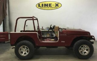 Антикоррозийная обработка несущего кузова автомобиля полимерным покрытием Line-X