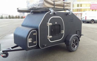 Защита кемперов, трейлеров и прицепов полиуретановым покрытием Line-X.