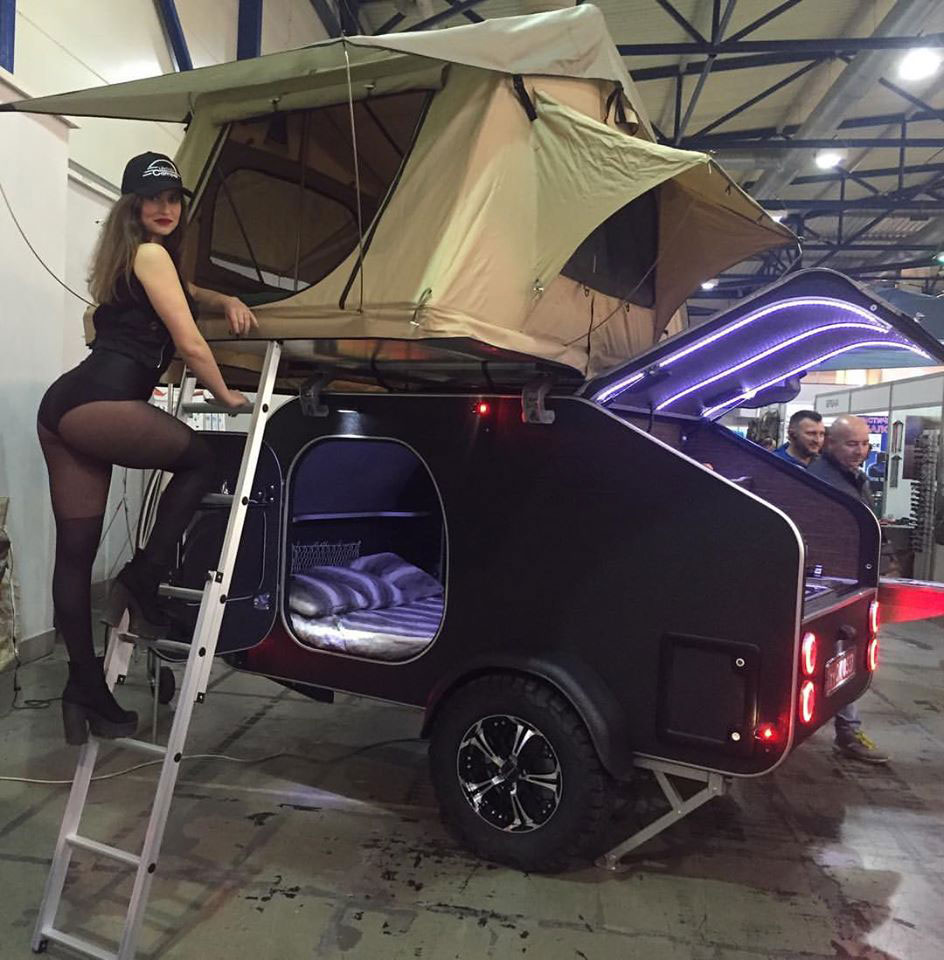 Защита кемперов, трейлеров и прицепов полиуретановым покрытием Line-X.