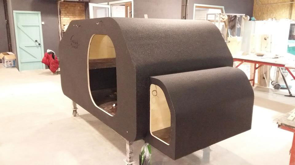 Защита кемперов, трейлеров и прицепов полиуретановым покрытием Line-X.