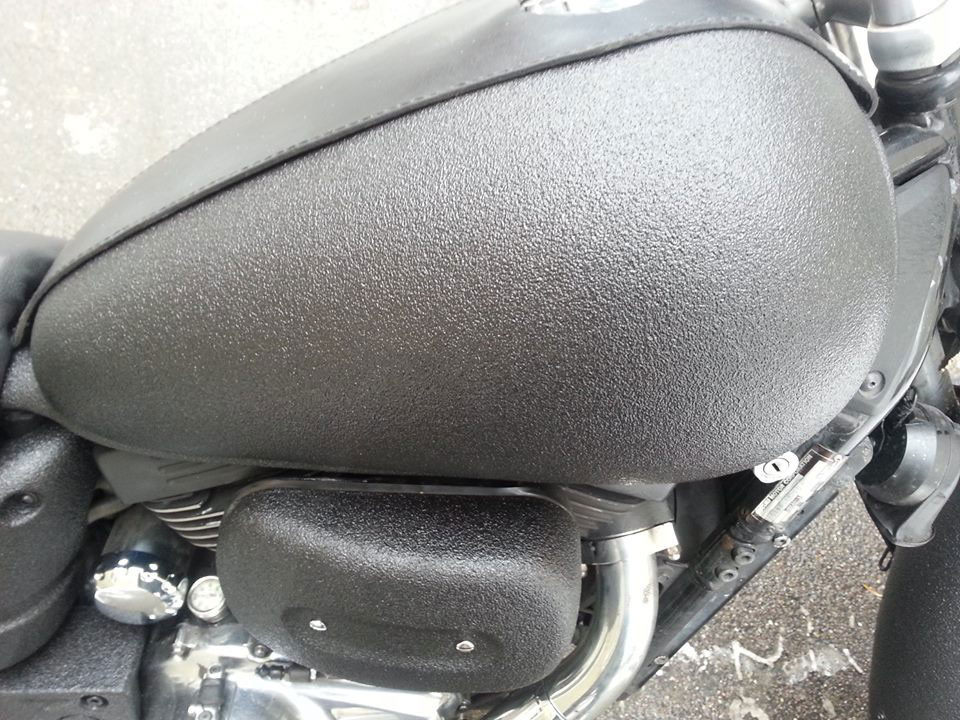 Line-X - защита мотоциклов, скутеров и квадроциклов от механических повреждений и коррозии