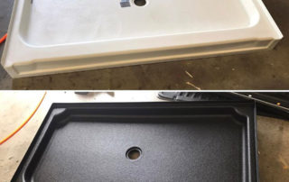 Защита и гидроизоляция душевых кабинок, бассейнов, фонтанов полимерным покрытием Line-X