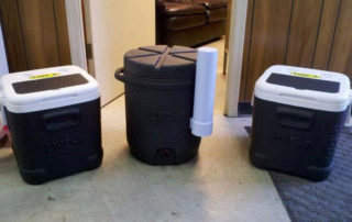 Защита тары и емкостей для воды: переносных холодильников, кулеров и термосов полимерным покрытием Line-X