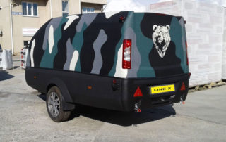 Защита прицепов и фургонов полимерным покрытием Line-X