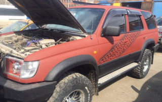 Защита кузова автомобиля покрытием Line-X, аэрография, 3D-графика