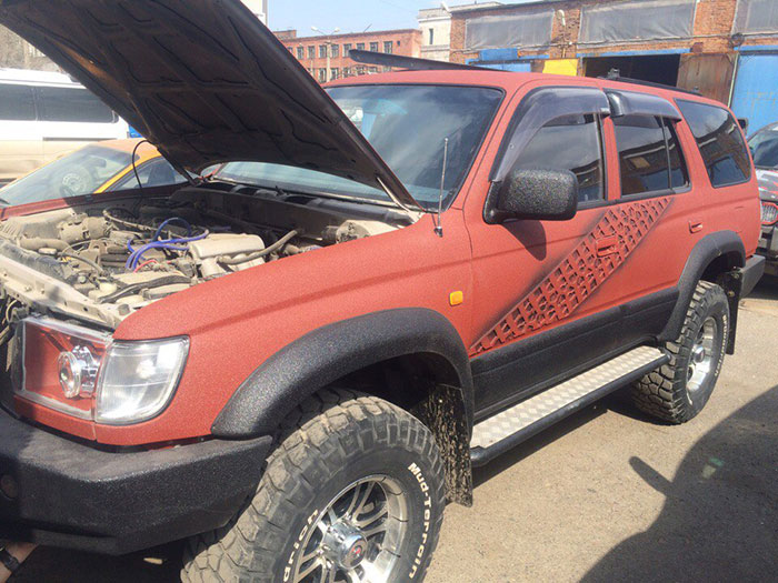 Защита кузова автомобиля покрытием Line-X, аэрография, 3D-графика