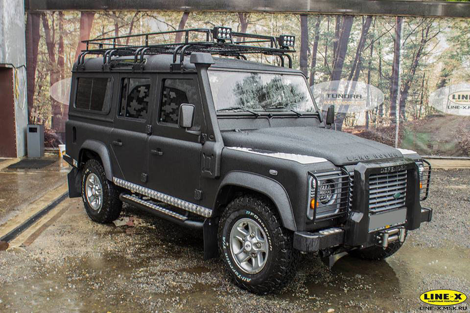 Защитное водо- и грязеотталкивающее полимерное покрытие Line-X