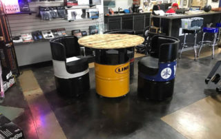 Защита садовой мебели полимерным покрытием Line-X в Украине