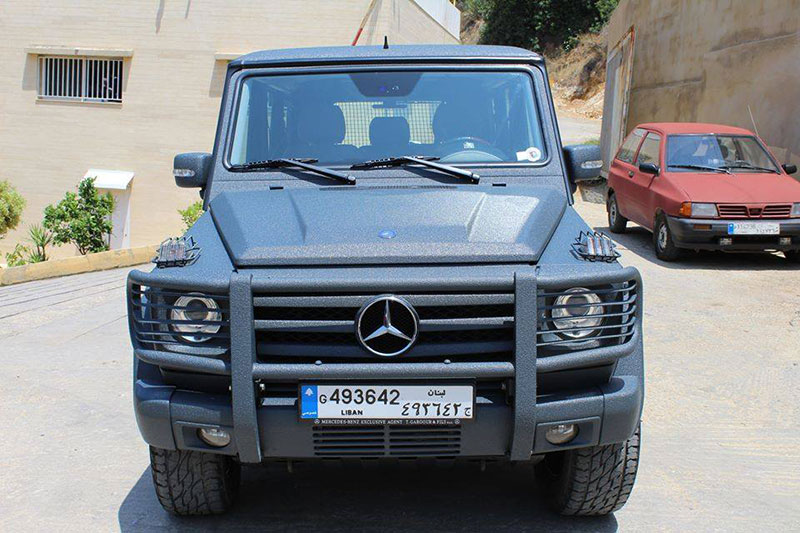 Защита «Кубика» Mercedes-Benz G-Wagen от механических повреждений и коррозии полимерным покрытием Line-X