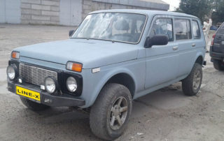 Защита кузова LADA 4x4 («Нива» ВАЗ-2121) от механических повреждений и коррозии полимерным покрытием Line-X