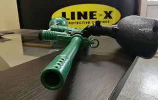 Защита ружья для пейнтбола полимерным покрытием Line-X