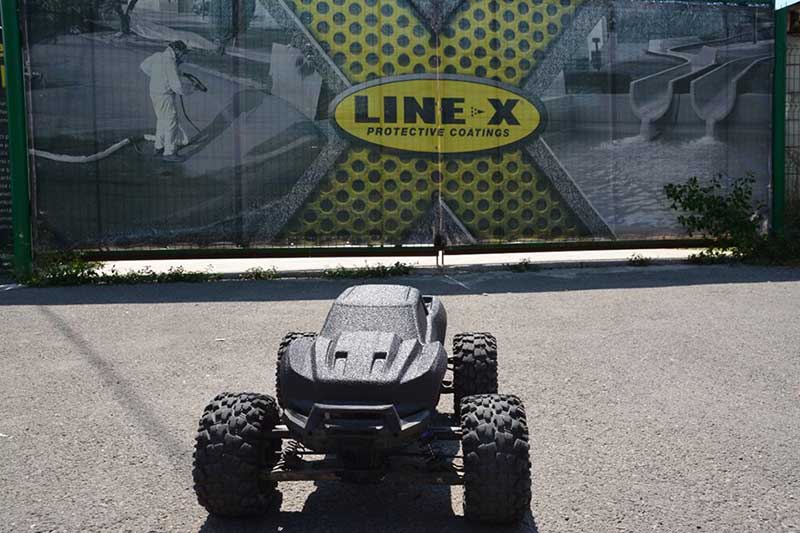 Защита радиоуправляемых моделей полимерным покрытием Line-X