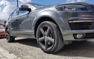 Защита суппортов и колёсных дисков автомобиля полимерным покрытием Line-X от механических повреждений и коррозии