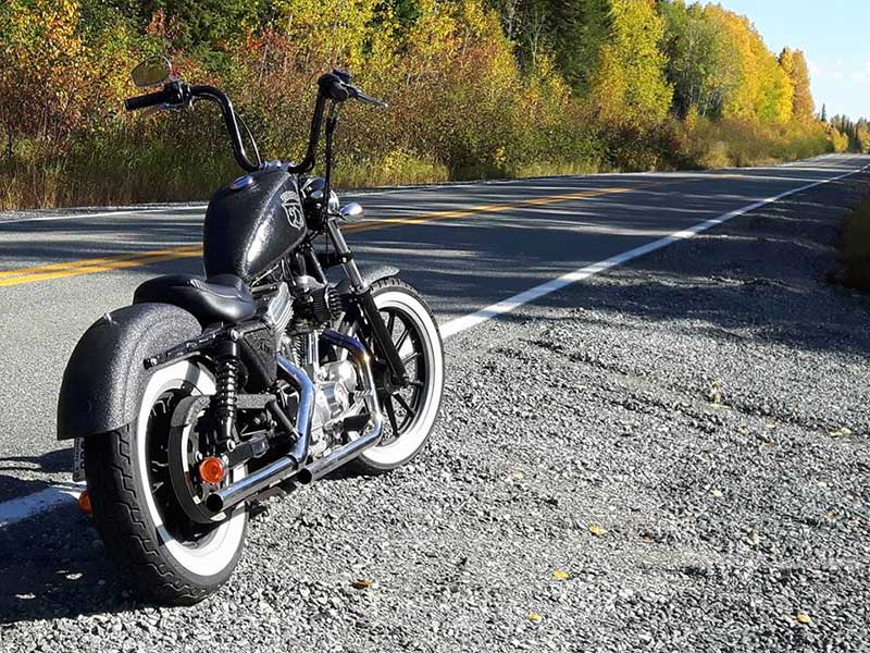 Защита элементов корпуса и аксессуаров мотоцикла полимерным покрытием Line-X от царапин и ржавчины 