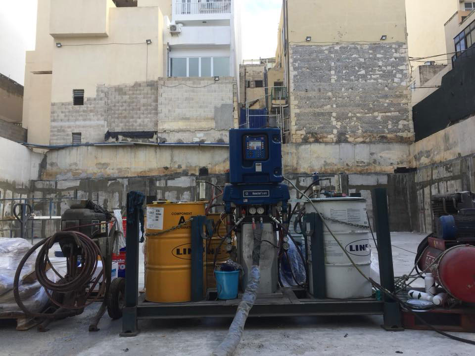 Гидроизоляция строительных объектов полимерным покрытием Line-X