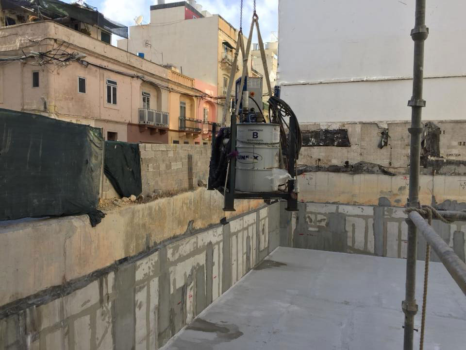 Гидроизоляция строительных объектов полимерным покрытием Line-X