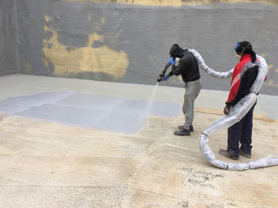 Гидроизоляция строительных объектов полимерным покрытием Line-X