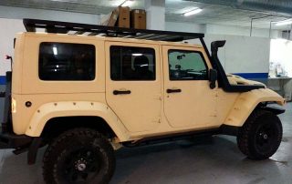 Защита кузова автомобиля полимерным покрытием Line-X от ударов, царапин, окраска, тюнинг