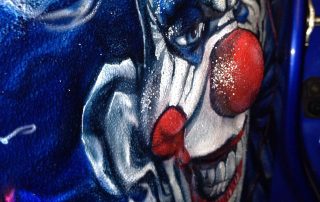 Защита кузова автомобиля полимерным покрытием Line-X от ударов, царапин и коррозии, 3-D графика, объемные рисунки, аэрография