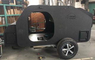 Защита кемперов, прицепов полимерным покрытием Line-X от механических повреждений и неблагоприятных условий окружающей среды