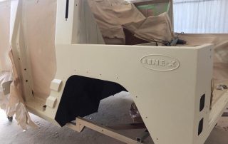 Защита кузова автомобиля полимерным покрытием Line-X для сафари