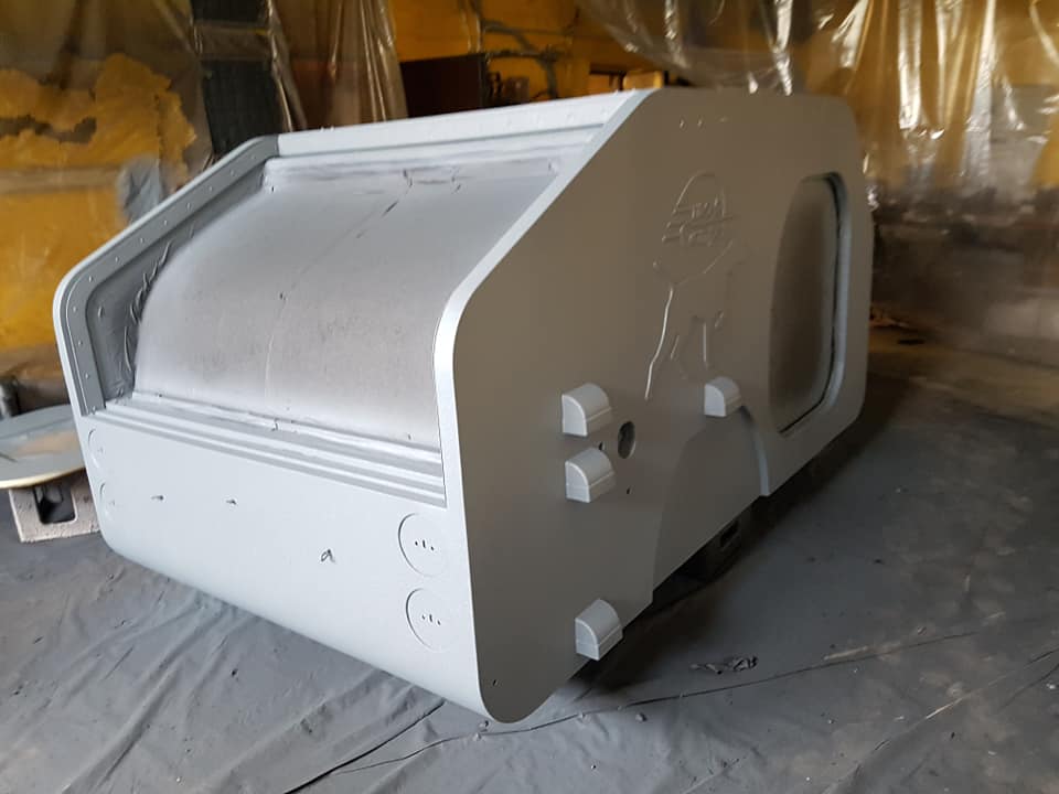 Защита кемперов полимерным покрытием Line-X от механических повреждений, гидро и термоизоляция.