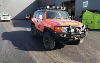 Защита силового бампера полимерным покрытием Line-X от ударов, царапин и коррозии