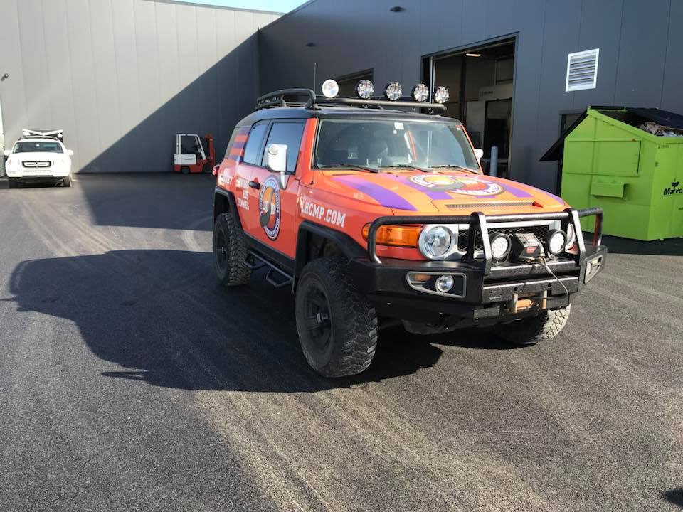 Защита силового бампера полимерным покрытием Line-X от ударов, царапин и коррозии