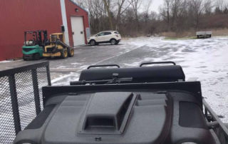 Защита вездехода-амфибии полимерным покрытием Line-X от ударов и царапин, гидроизоляция